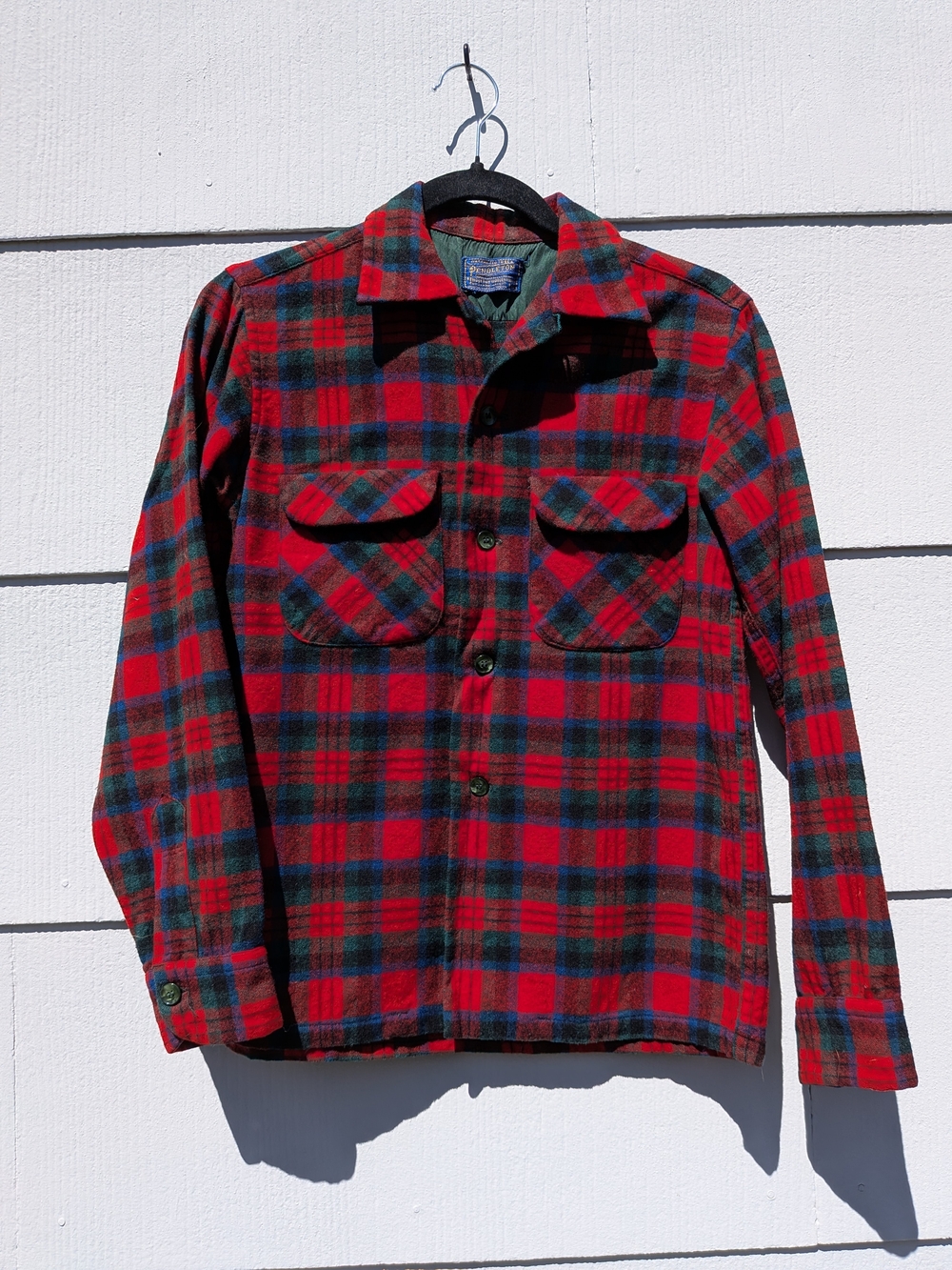 Pendleton Red Plaid Flannel Shirt